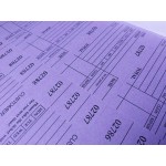 Ticket Book-Square Counter Book-purple color 10 books